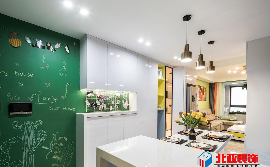 江苏北亚 75m²现代风 | 牛油果绿演绎自然秩序生活-11