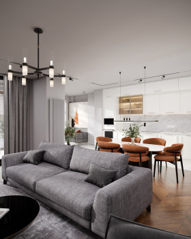 ЖК "RiverSky" 三室公寓可视化项目丨俄罗斯莫斯科