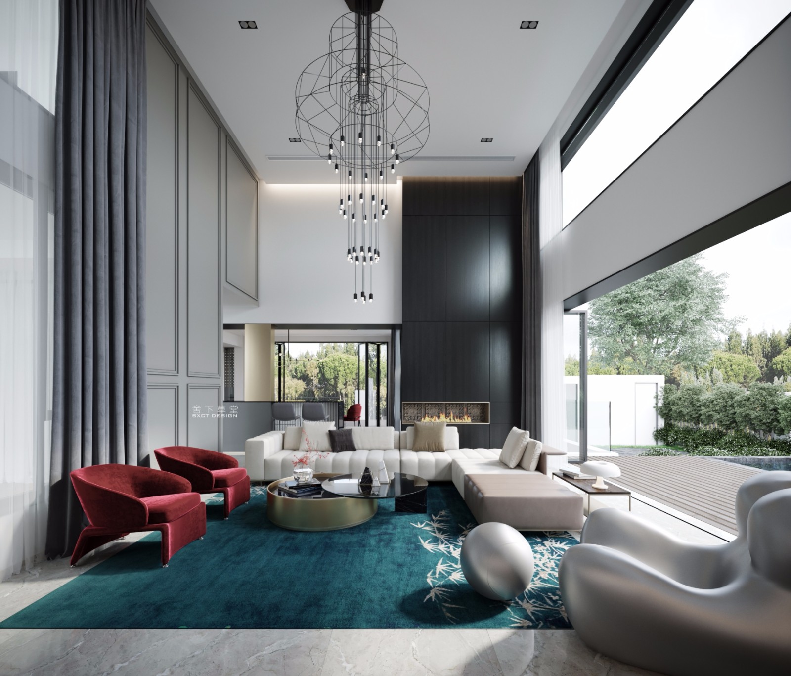 东莞上河居别墅  舍下空间-6