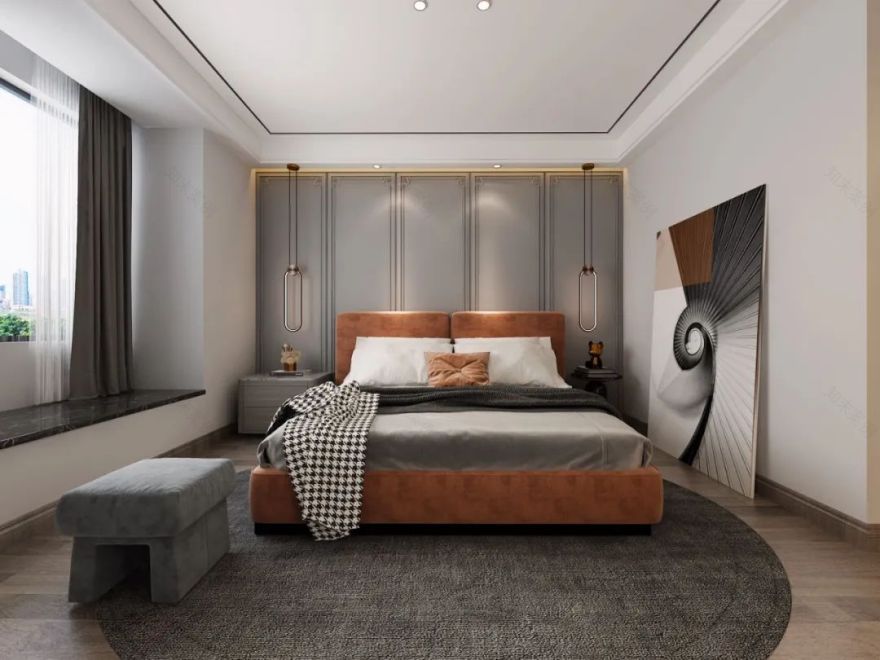 港式现代风打造漓江畔诗意栖居,细节尽显生活仪式感-33