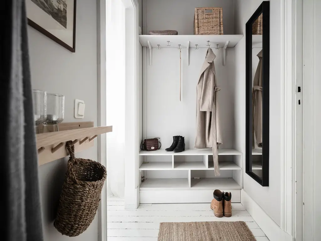 瑞典百年建筑中的温馨家庭公寓设计-24