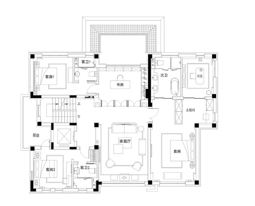 繁世中的宁静归所 | 北京亿城燕西华府 650㎡自然隐奢别墅设计-79
