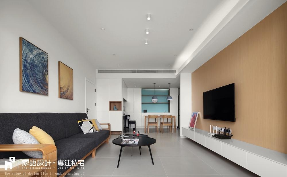 广州家语设计丨平层撷光而居 | 温暖简约,功能齐全-5
