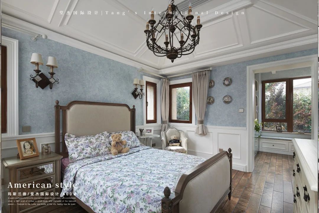 南京玛斯兰德 400㎡美式融合风格别墅丨中国南京丨堂杰国际设计-45