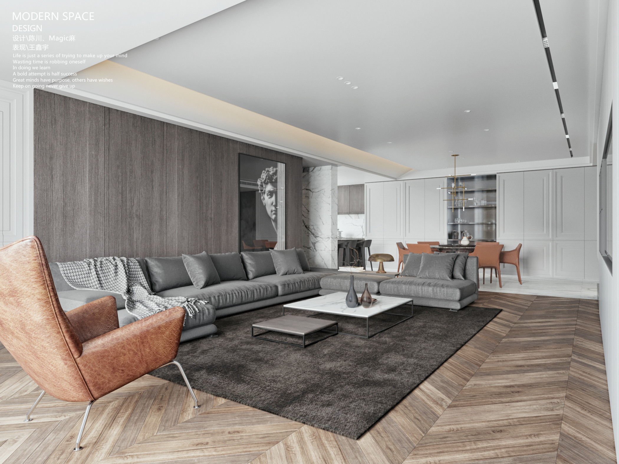 江苏常州平层设计，左舍设计诠释家居空间魅力-8