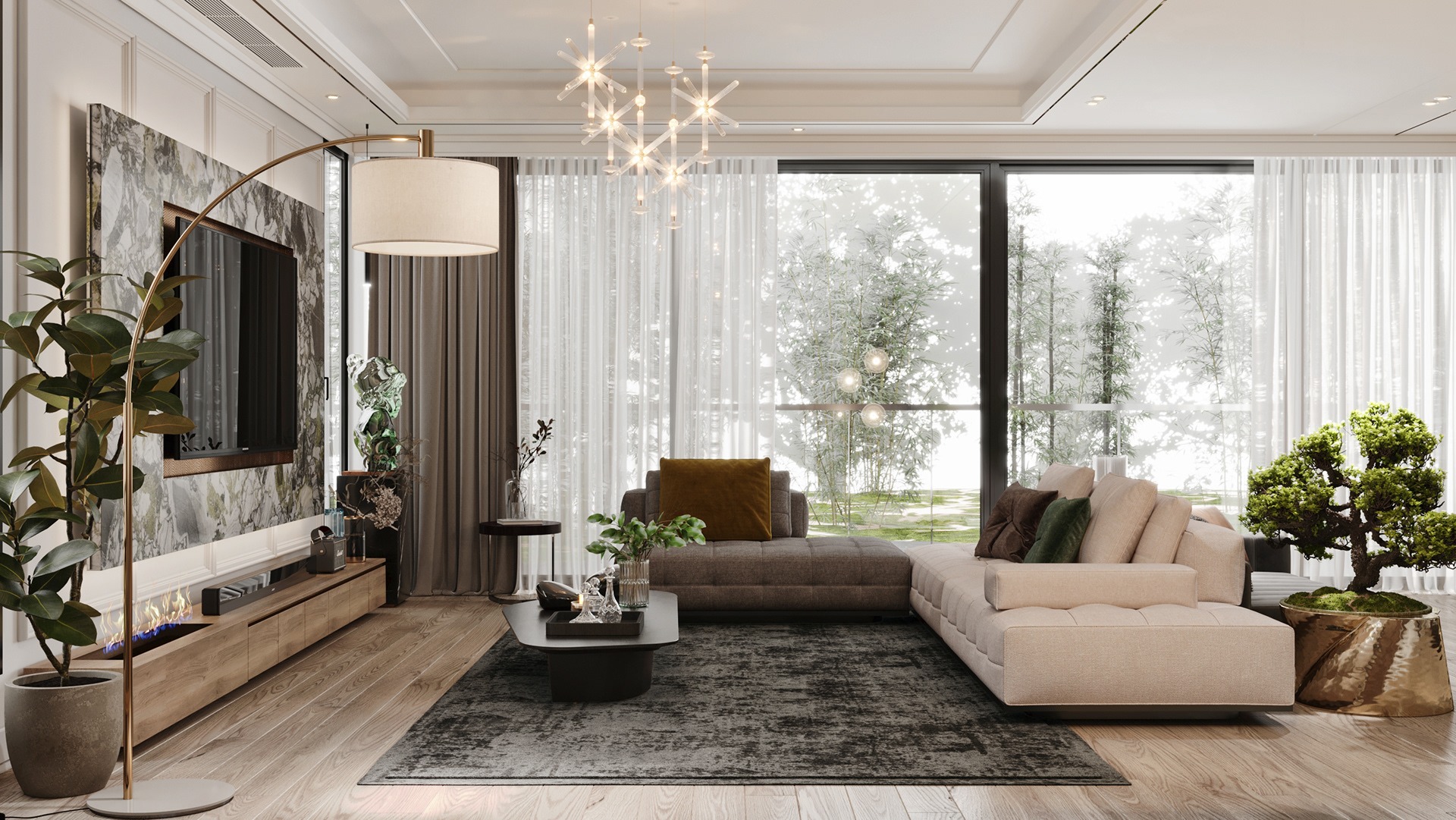 Allegria villa reception area-5