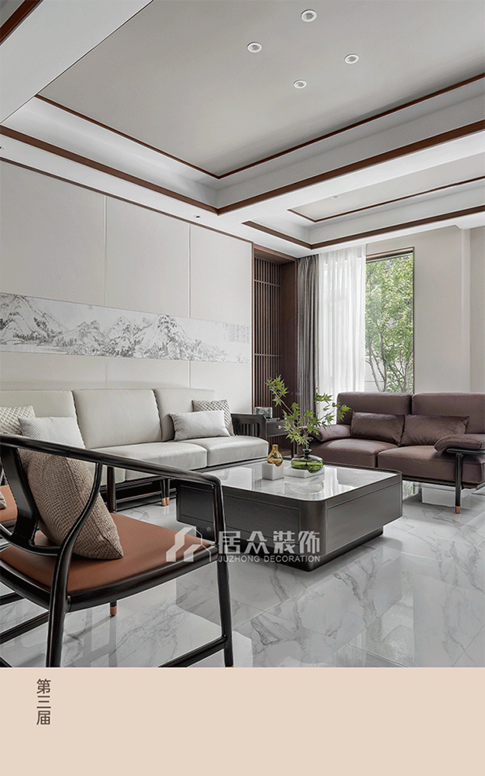 全案案例｜550㎡新中式别墅 重返雅致生活-0