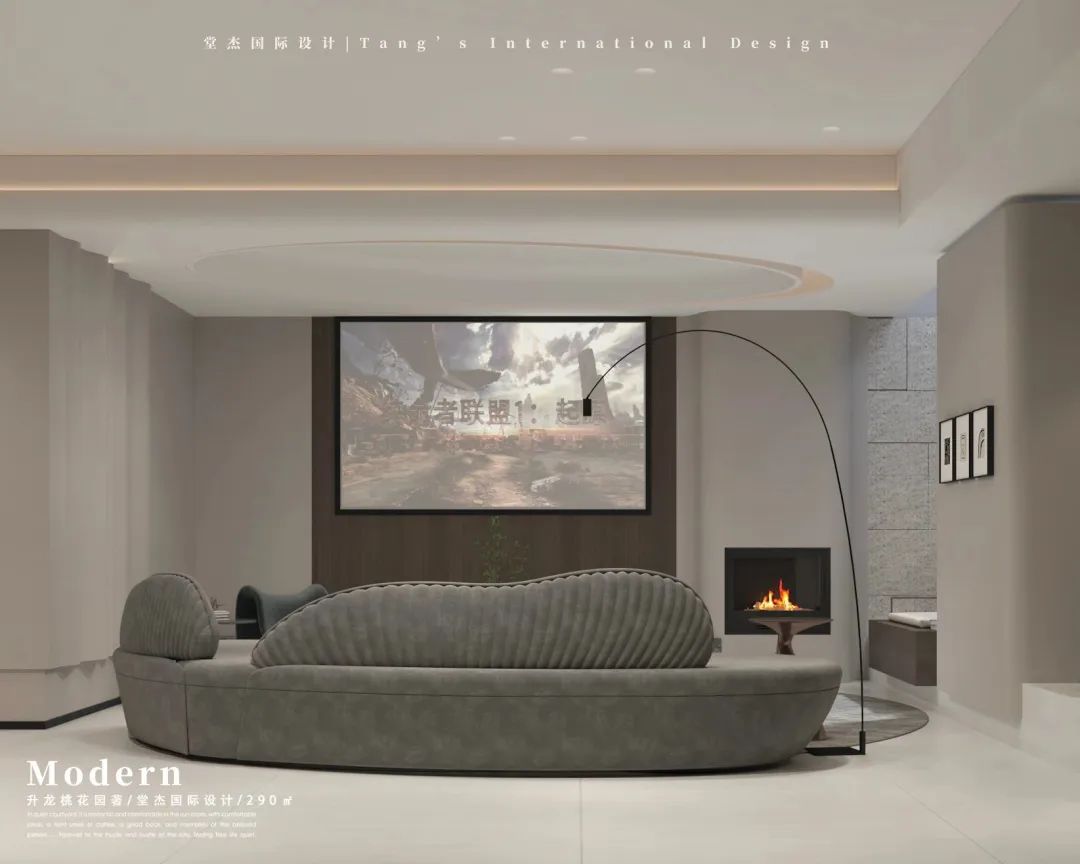 现代简约升龙桃花园著别墅丨中国南京丨堂杰国际设计-46