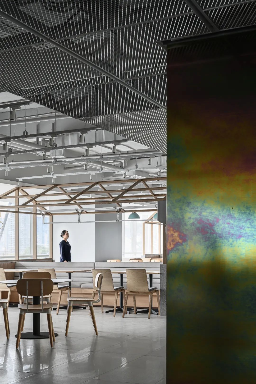 深圳李宁总部员工餐厅丨中国深圳丨叁上叁设计团队-32