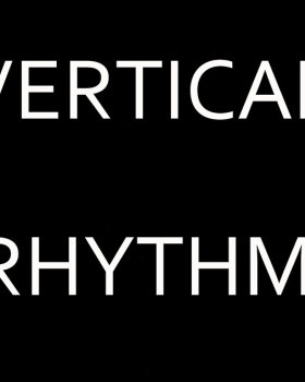 Vertical rhythm