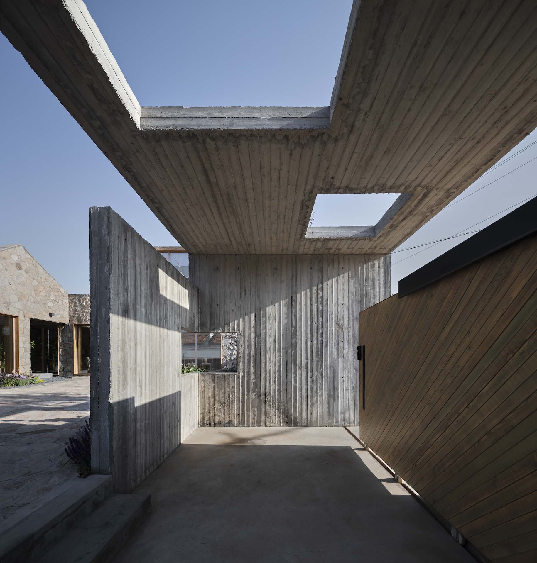 折叠式屋顶庭院住宅丨中国北京丨MAT Office-18