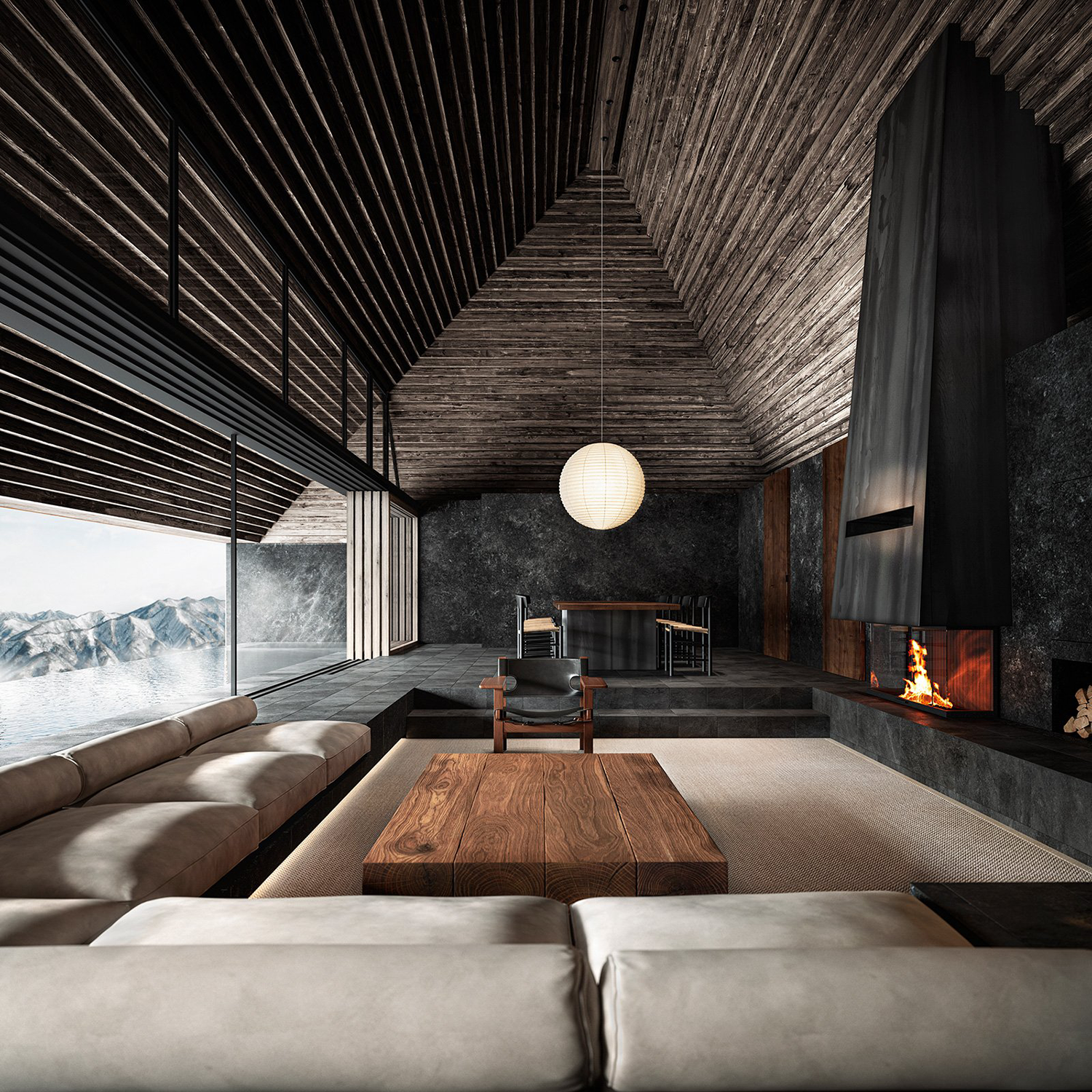 日本群马县水上町 NOT A HOTEL 温泉别墅丨SUPPOSE DESIGN OFFICE-40