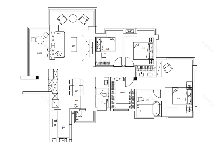 南宁简约现代住宅设计丨中国南宁-3
