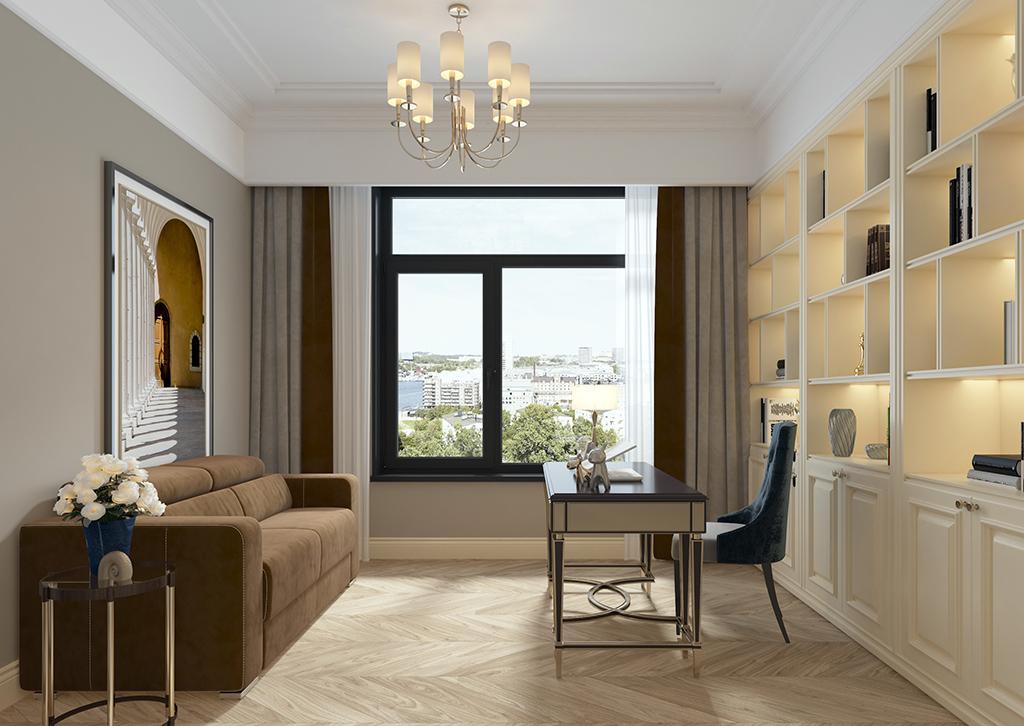 简约欧式四室住宅-10