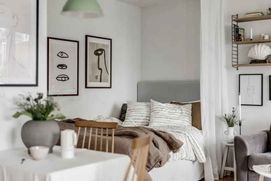 自然风 39m2 小户型公寓设计-10