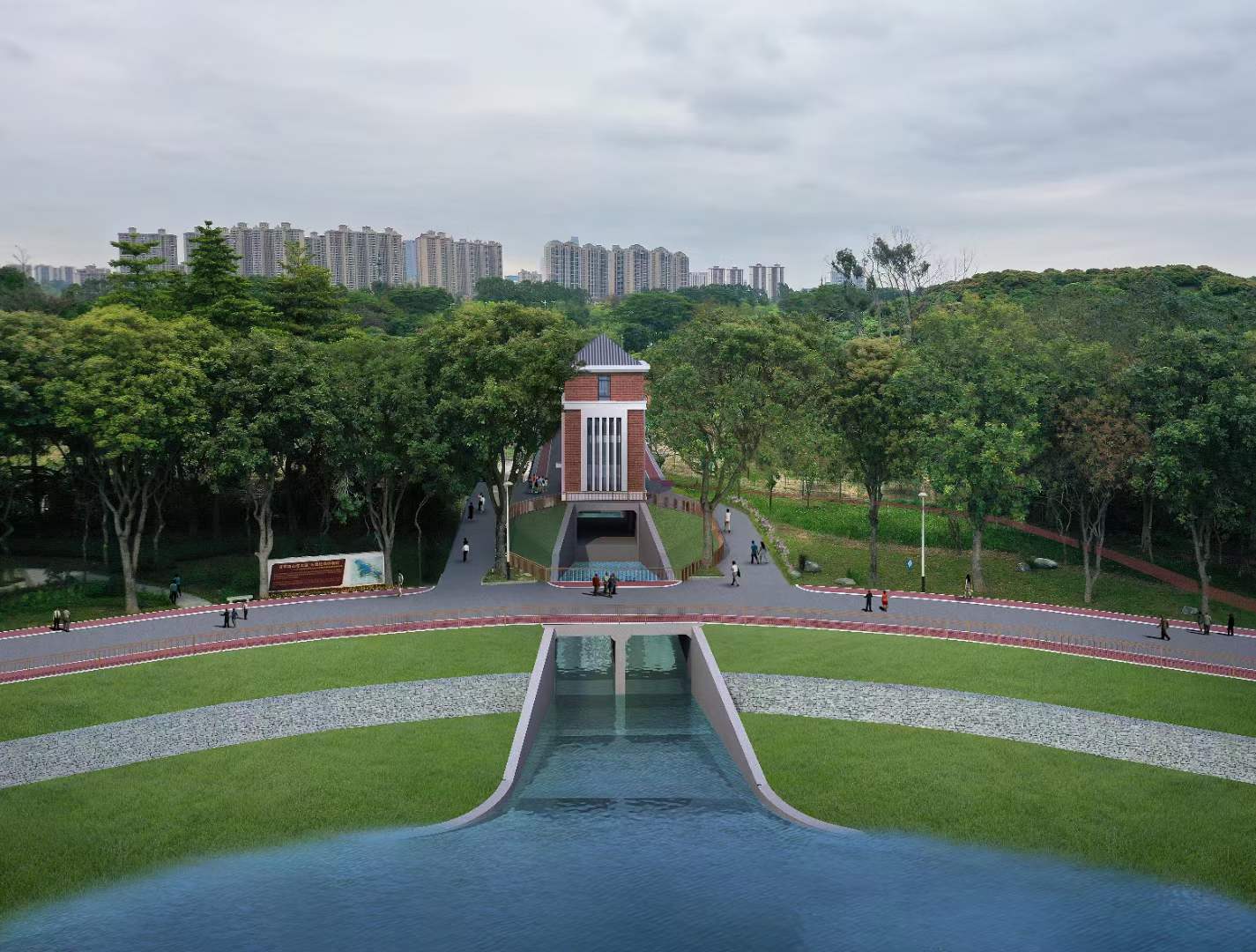 小小的排站 室外建筑-5