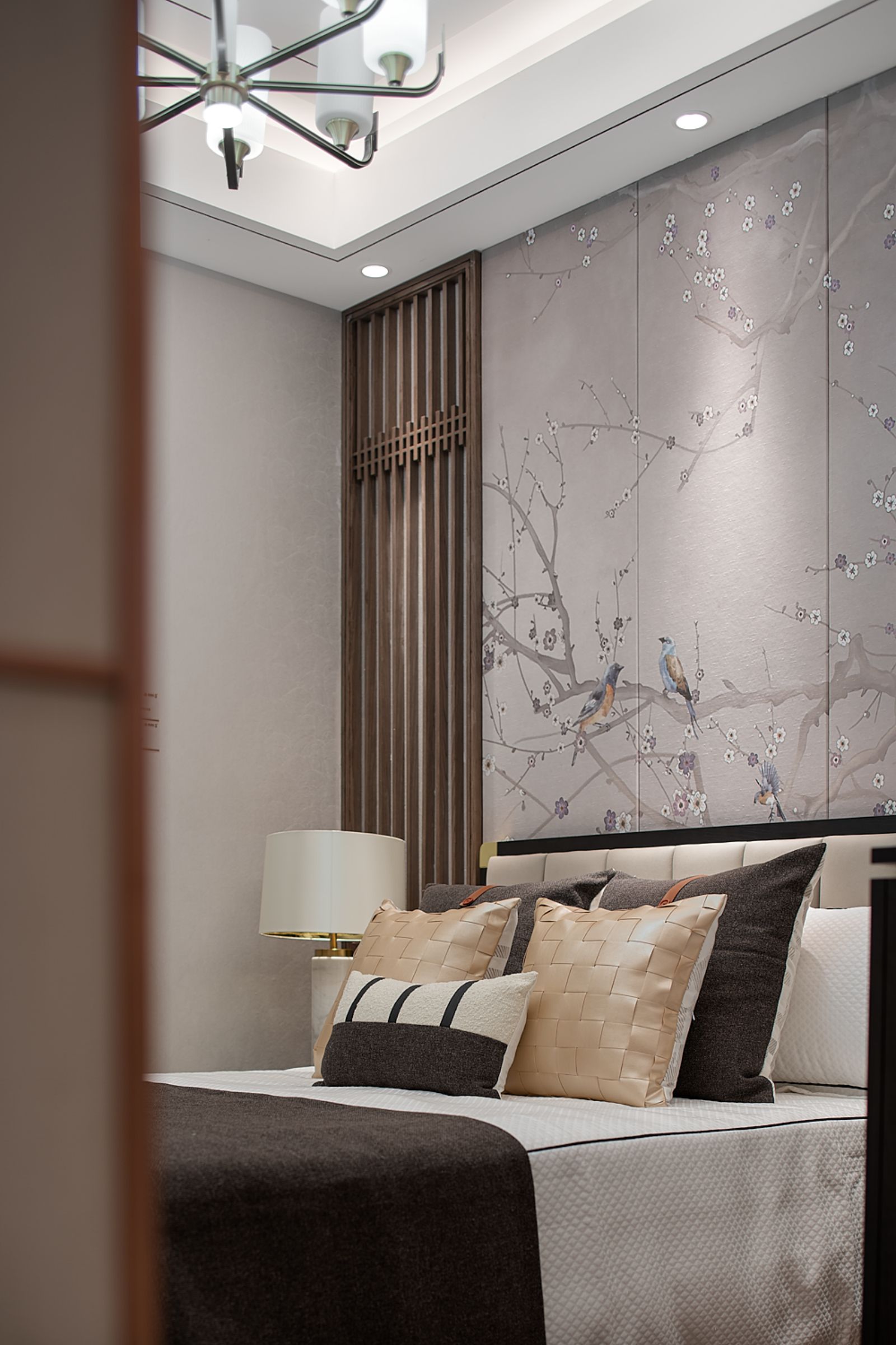 将中国元素融入客餐厅卧室丨中国驻马店丨运成设计-22