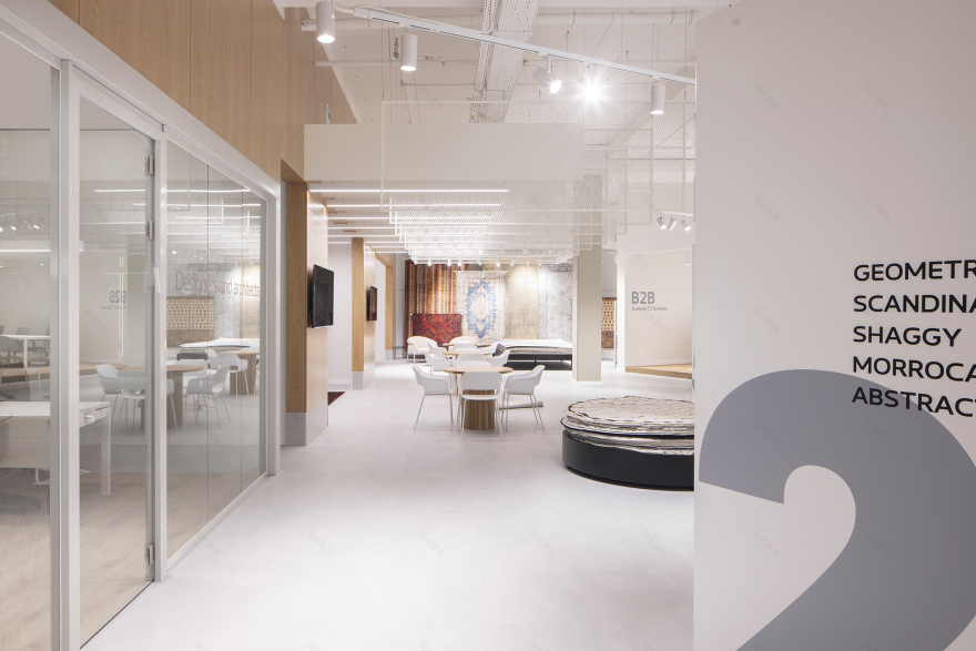 科技与工艺融合的惊艳地毯展示空间丨ON Studio-7