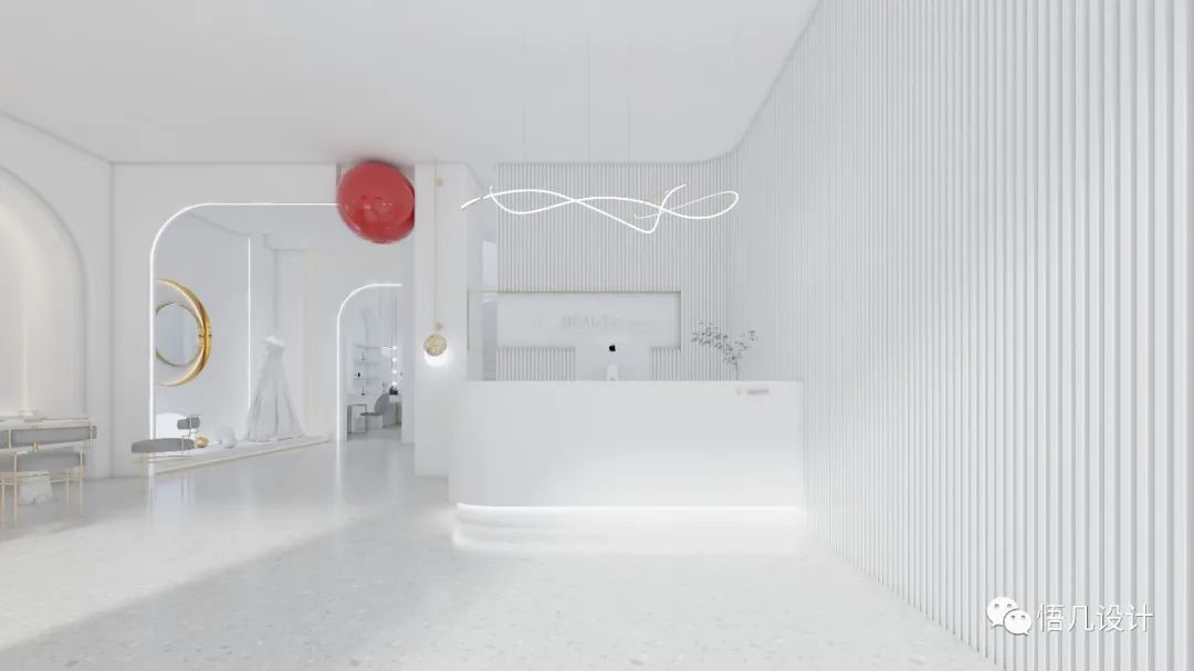 潜江尤美婚纱店,浪漫优雅的室内设计-8