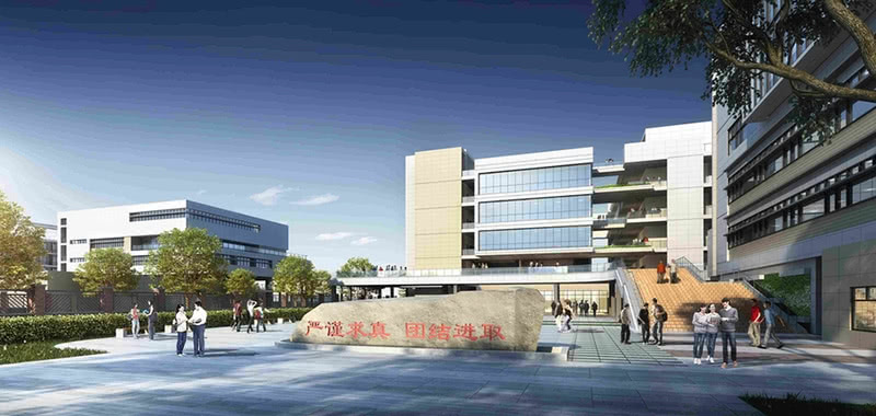学校建筑外观设计案例效果图-3