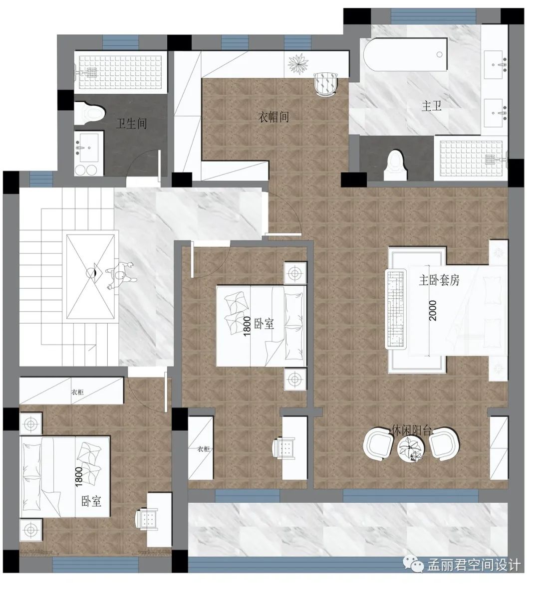 淄博绿城玫瑰园法式轻奢别墅设计丨中国淄博丨孟丽君空间设计-13
