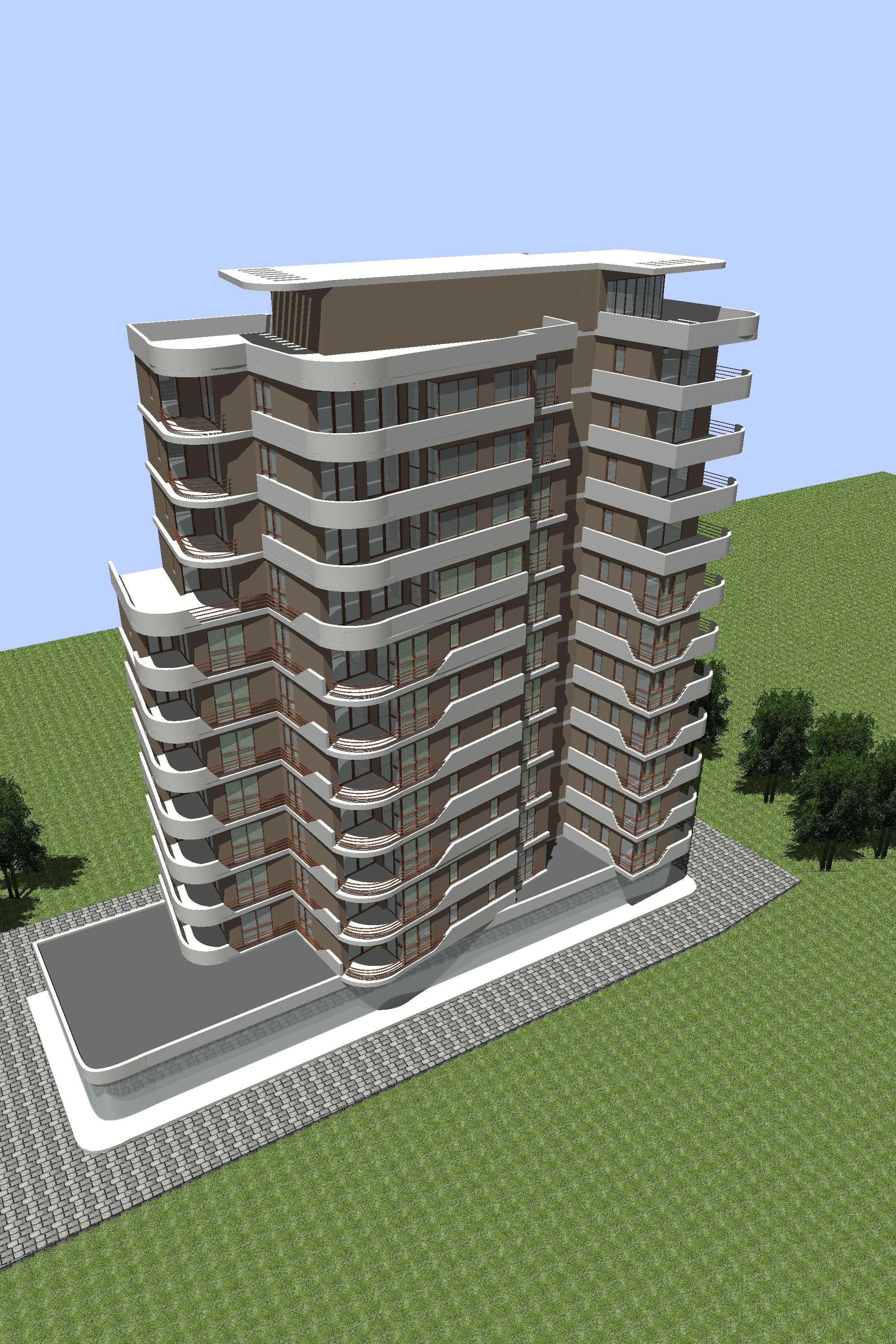 Petek 公寓建筑概念设计-28