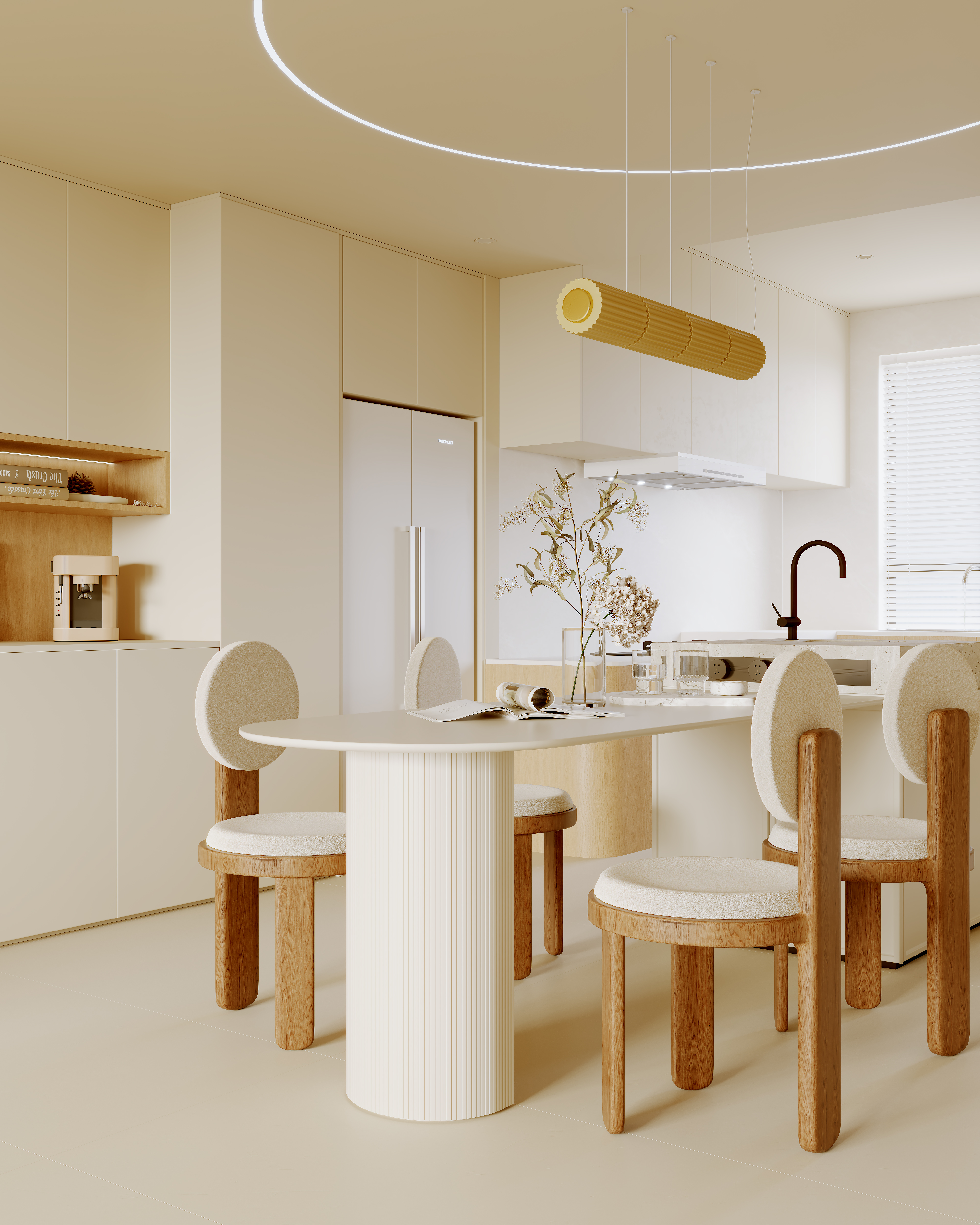 暖色别墅空间-8