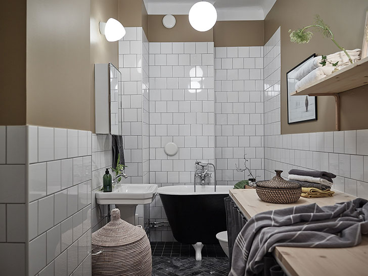 斯德哥尔摩 87 平米艺术气息浓郁的复古家居设计-15