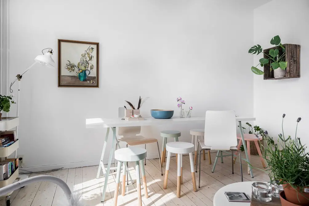 33 平米极简白色空间，打造专属单身女性的梦幻居所-1