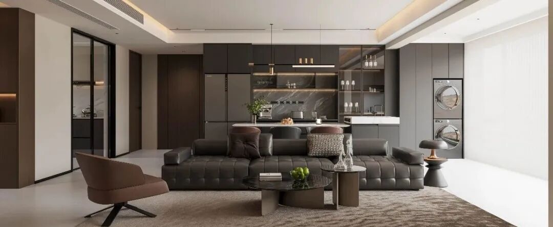 半盏茶香,一方庭院 · 把“山水画”搬进家丨壹号国际设计-46