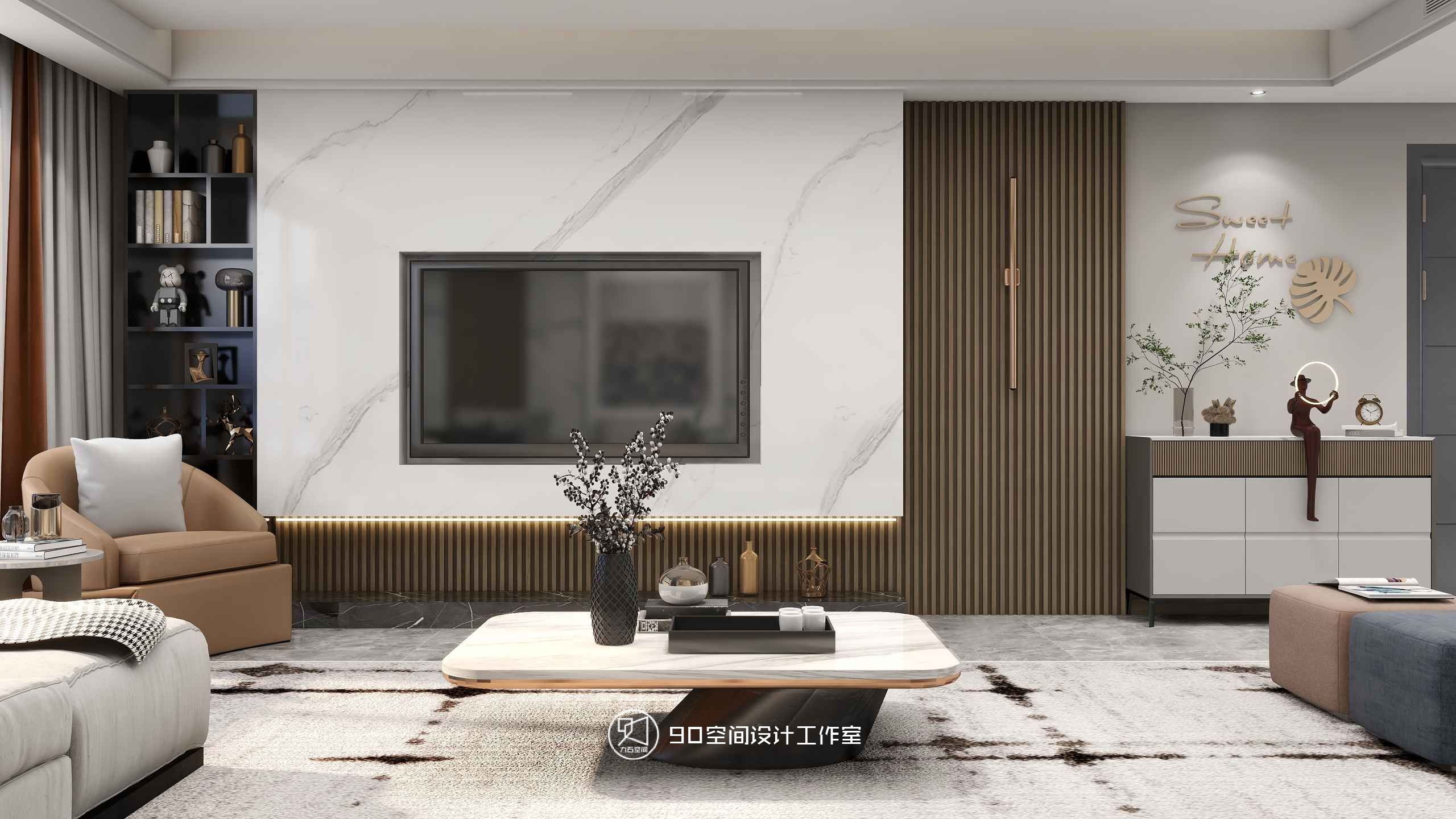 《寻寻觅觅》现代风格 134 平舒适家居设计-14