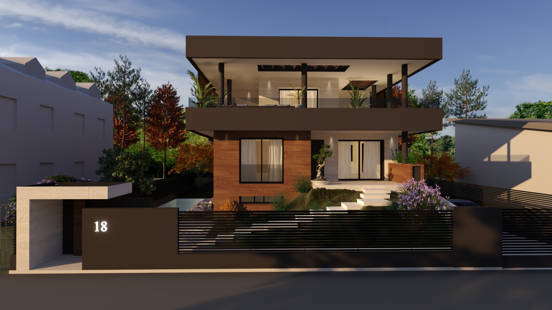 RENDERING AND RENOVATION OF A VILLA IN MILAN-0