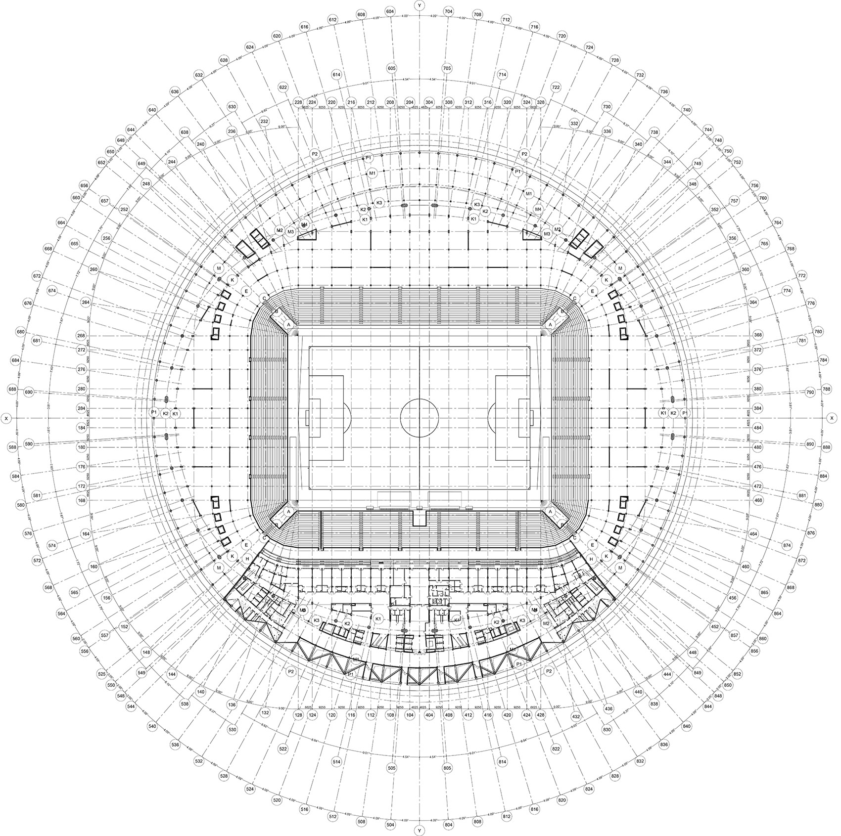 伏尔加格勒体育场,俄罗斯 / PI ARENA-79