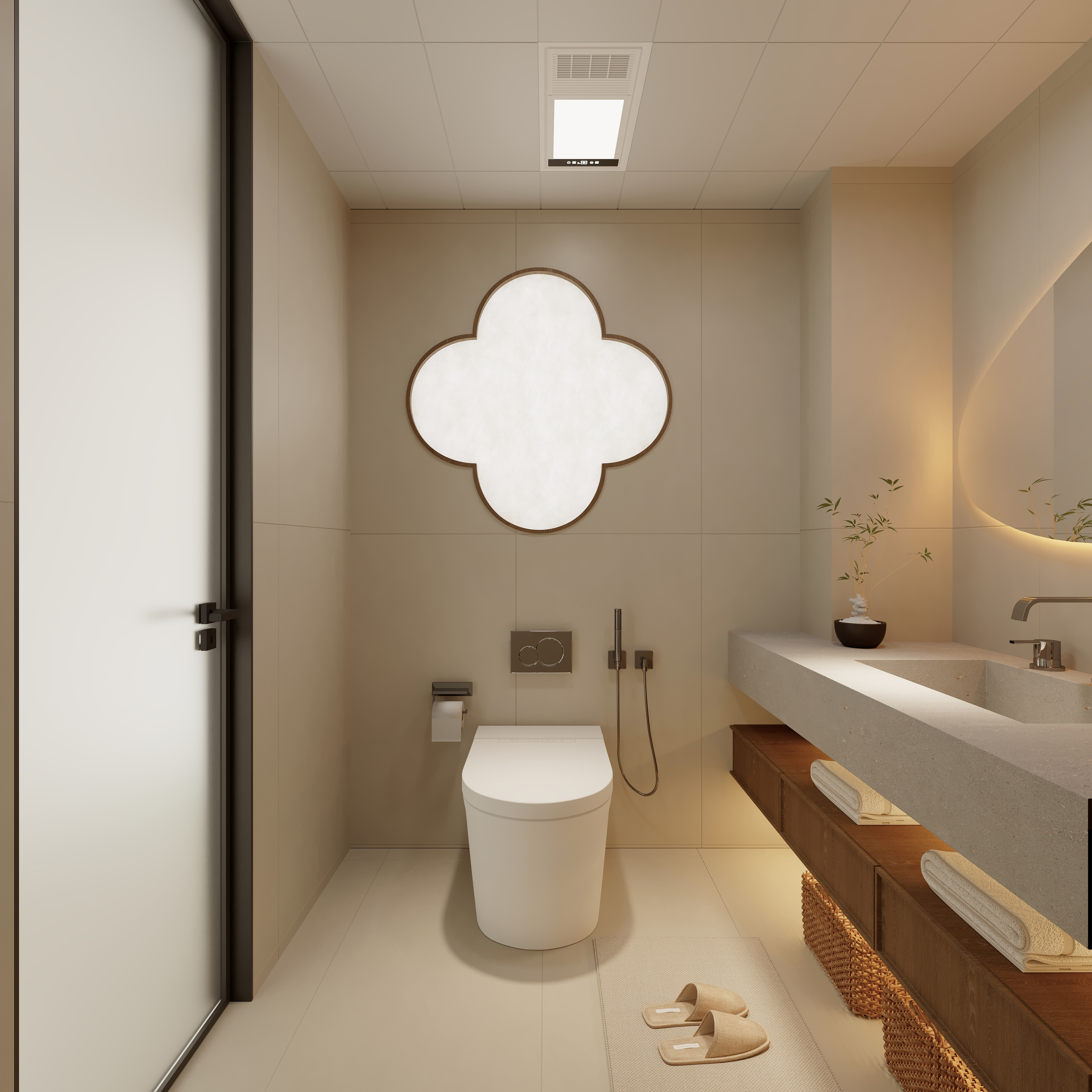 宋式美学 家装 亲自建模 亲自渲染-12