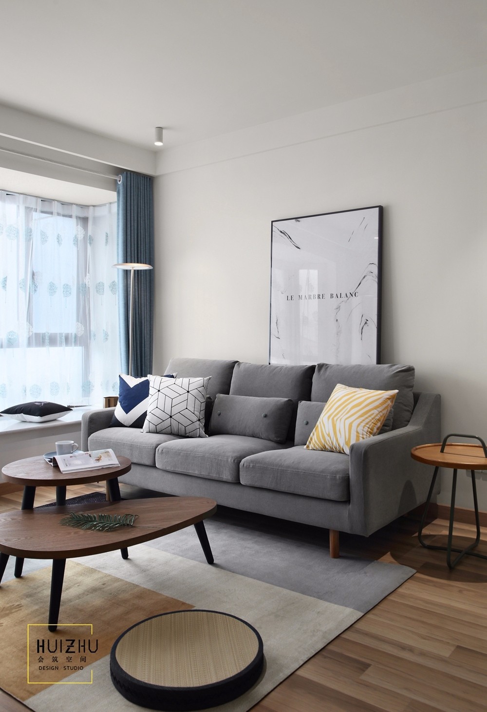 100㎡现代简约住宅  会筑空间设计-13