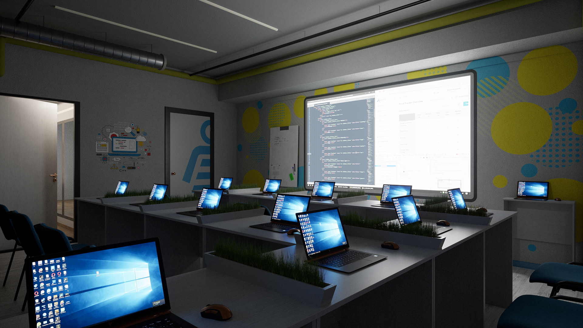 Programming School for Kids 教室设计-3