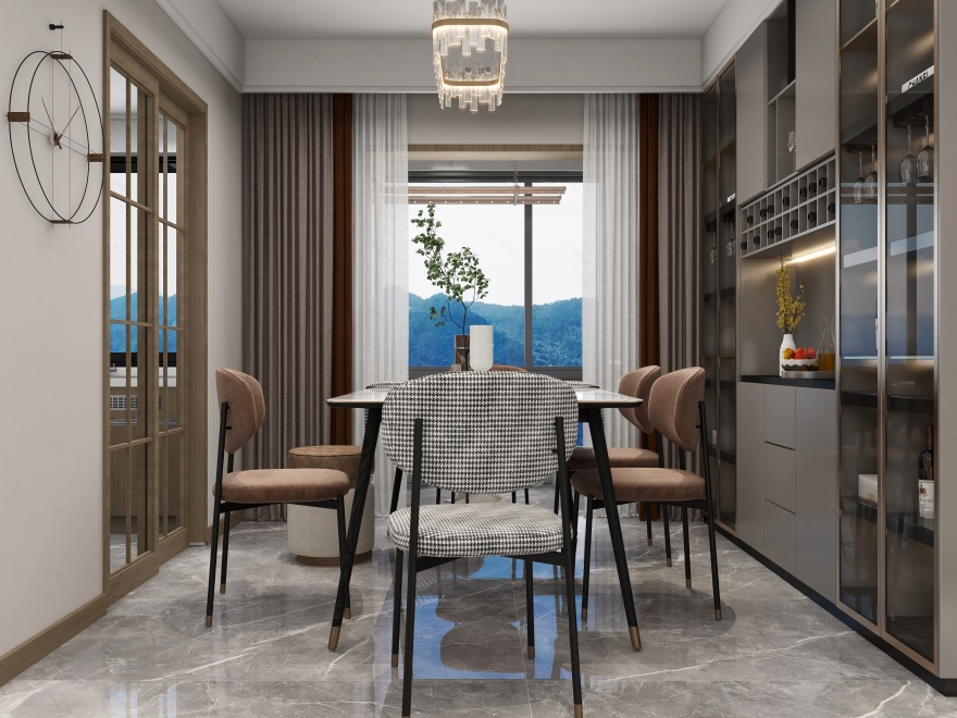 现代轻奢风格温馨之家-10