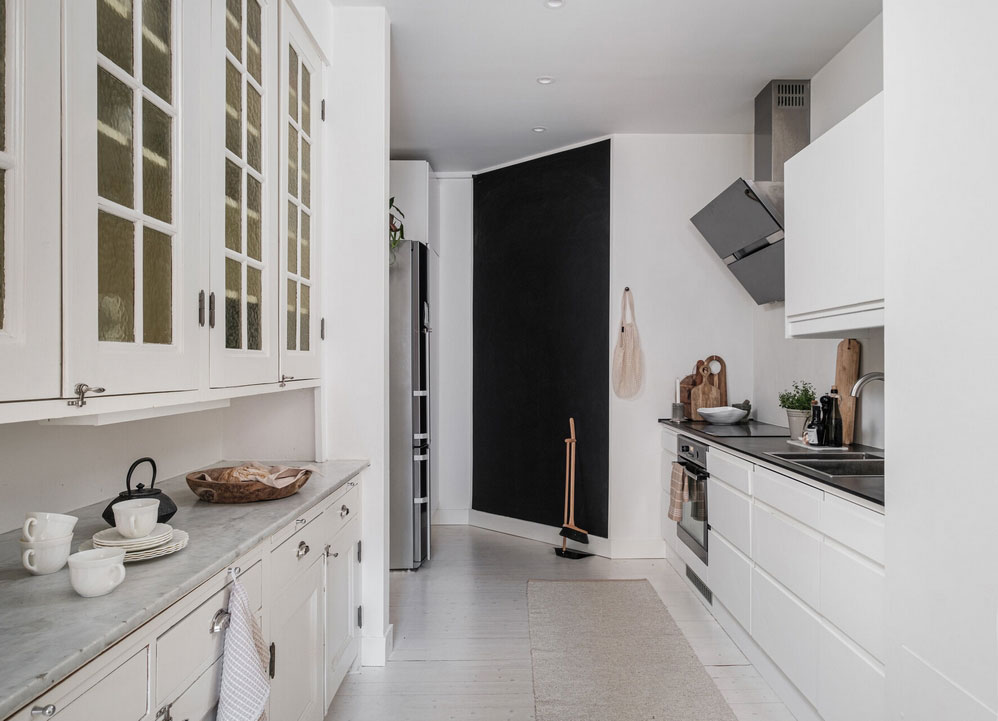 瑞典公寓的砖墙设计-9