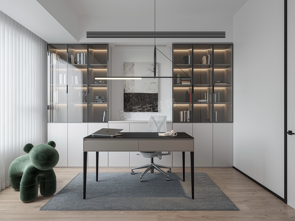 渝北大平层现代简约家居设计丨中国渝北-7