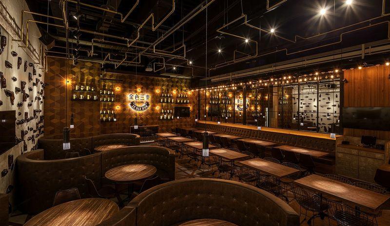 中壢店金色三麥，狂野立體空間的設計魅力-12