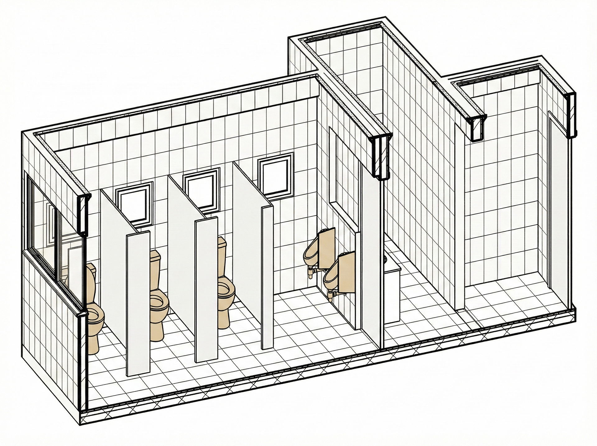 HARMONIA 100床综合医院技术与施工图及工程量清单项目丨塞得港大学工程,建筑与城市规划系-52