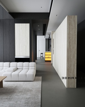 「黑与白的秩序诗学」丨现代极简空间设计叙事