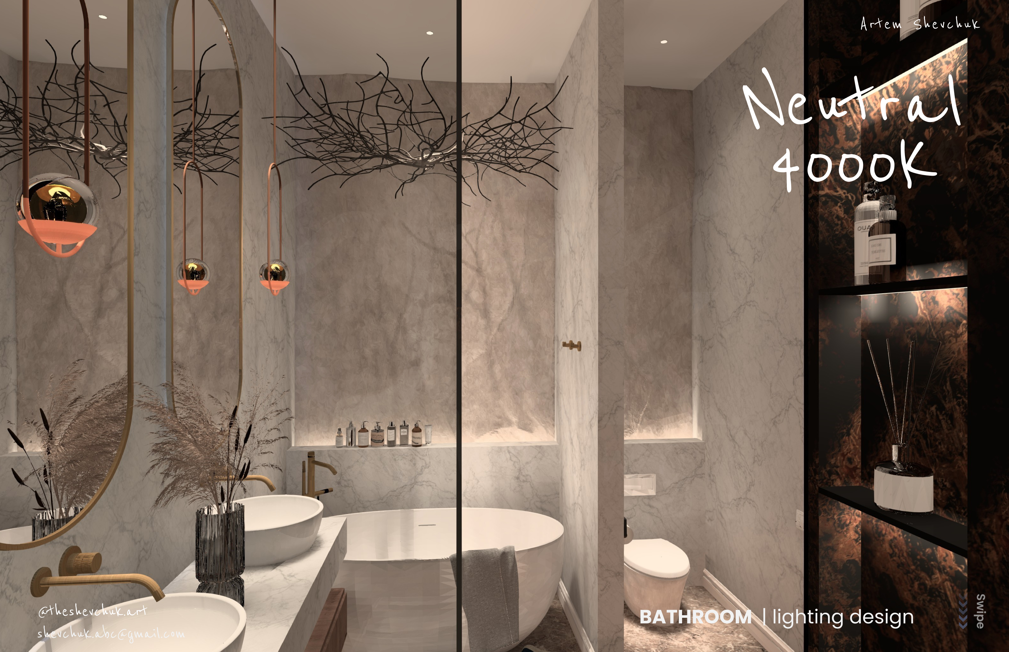 BATHROOM LIGHTING DESIGN | Dialux Evo-5