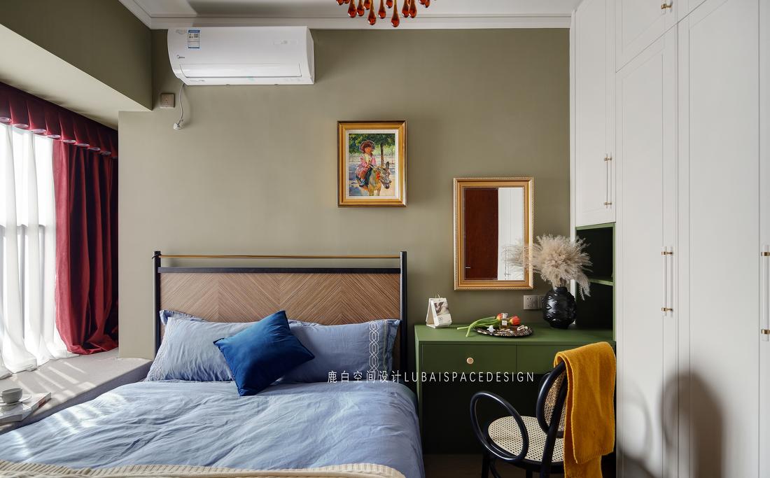 96㎡复古风精装房丨鹿白空间设计-37