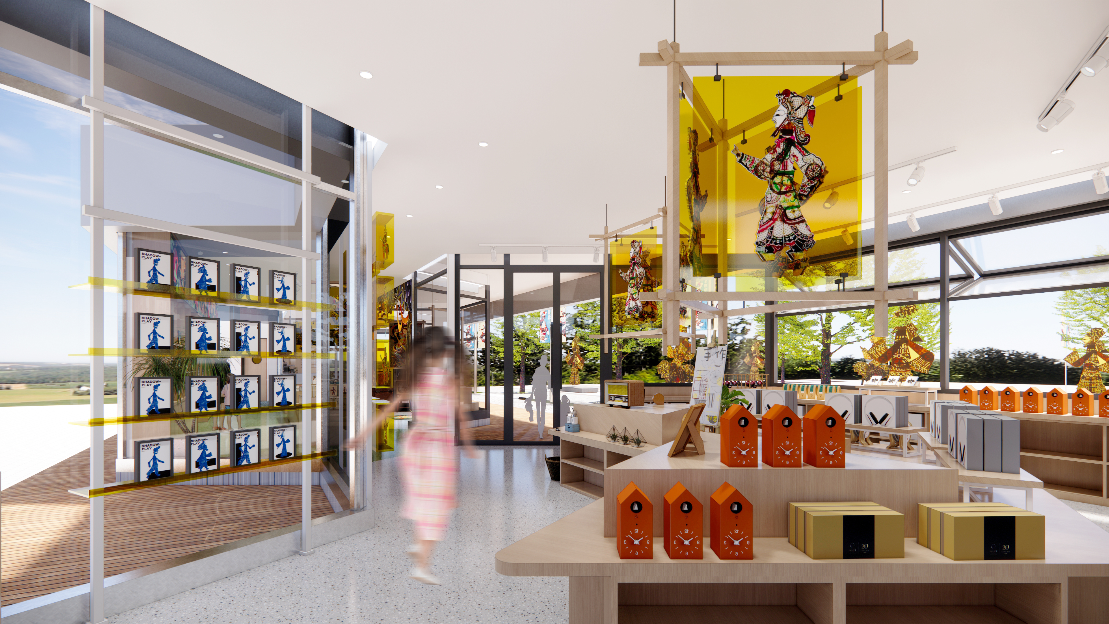 皮影主题文创商店空间设计-6