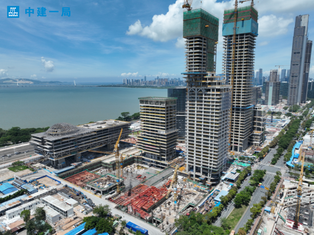 深圳湾超级总部基地新地标！中建一局承建的中兴通讯总部大厦项目1号楼封顶-23