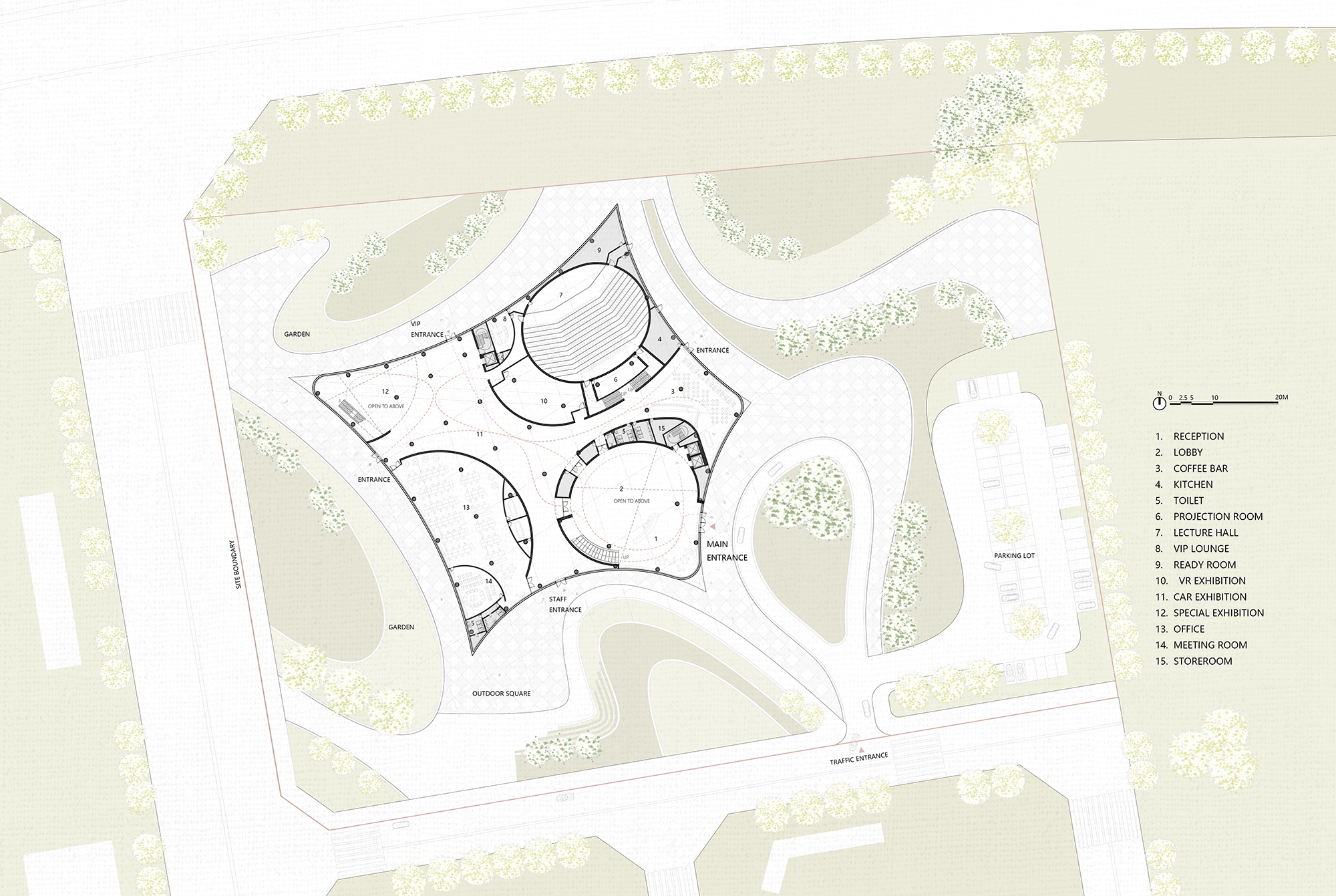 成都红旗汽车城展览中心——BEHIVE Architects 打造的地标性建筑-25