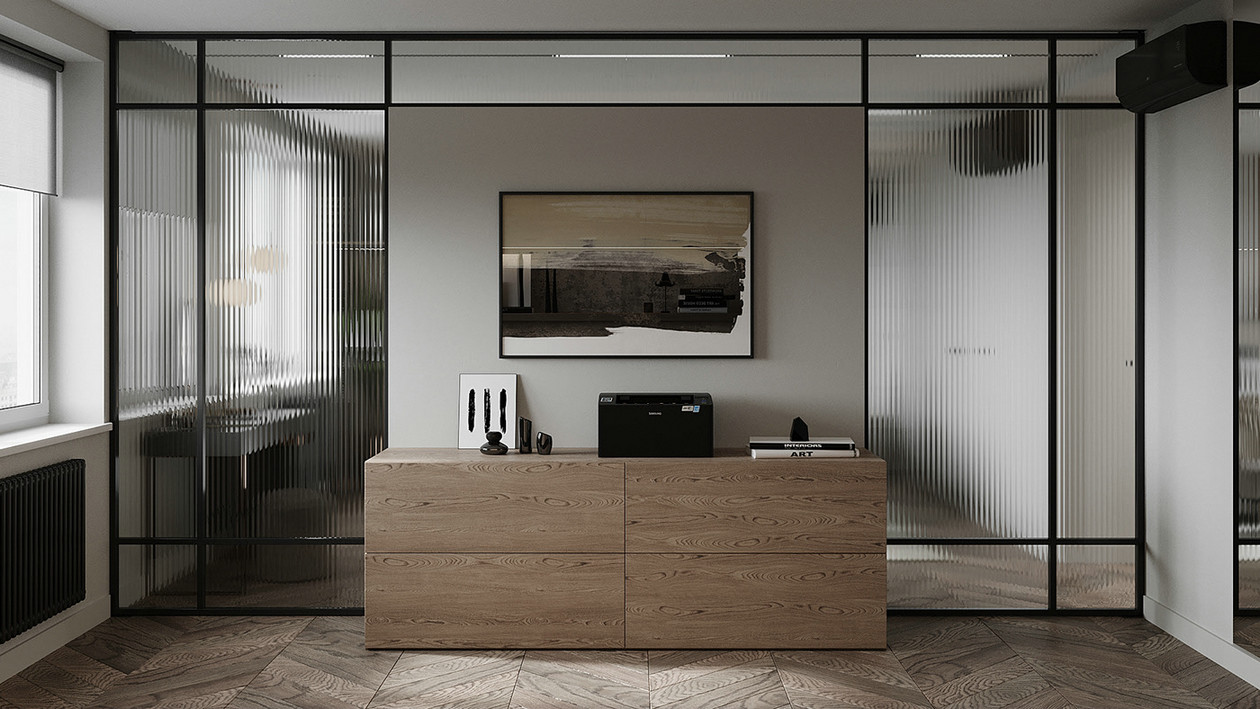 160㎡高级灰色系公寓设计-18