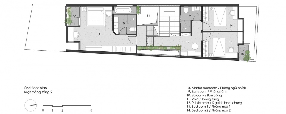 河内折叠住宅丨越南河内丨X11 Design Studio-54