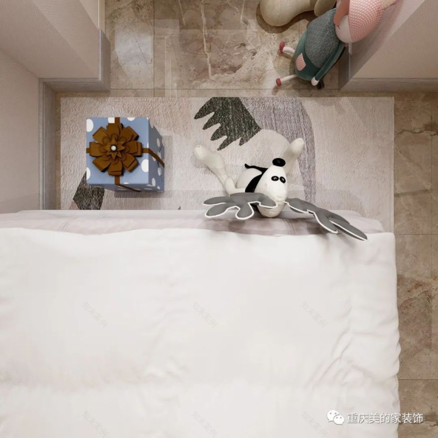 200㎡五口之家,现代简约轻奢生活-80